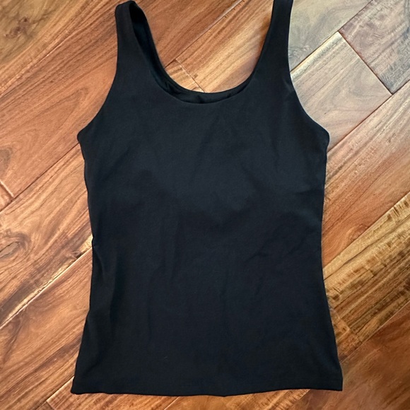 Adanola Ultimate Longline Tank Top- Black - Picture 5 of 6